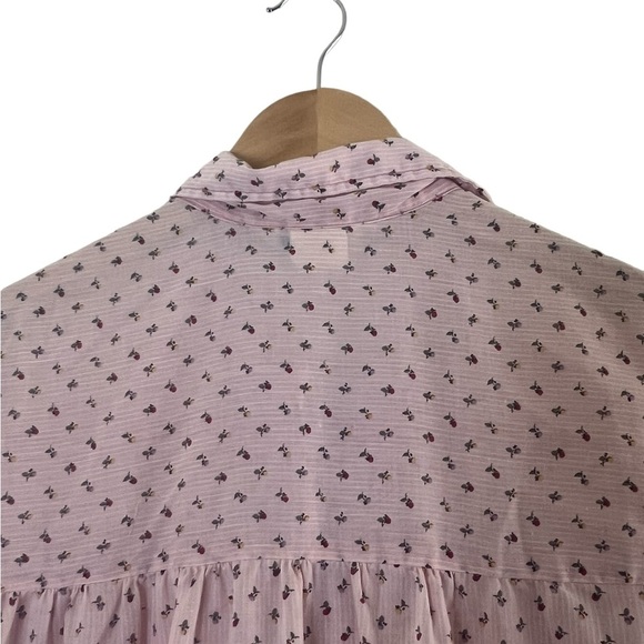 Models Coats | Vintage floral cottage maxi house coat night gown size la… - Picture 9 of 10